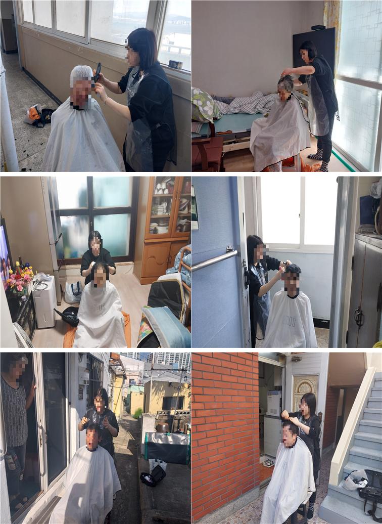 [자립지원팀] 10월 방문이미용 서비스 진행